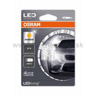 Auto-žiarovka LED W5W Oranžová T10 12V OSRAM LEDriving Standard AMBER - Set (Auto žiarovka W5W T10 LED 12V Oranžová W2,1x9,5d OSRAM LEDriving Standard 2880YE-02B Amber - Set 2ks)