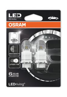 Auto-žiarovka P27/7W LED 3157 12V Studená biela Osram LEDriving Premium Set (Auto žiarovka P27/7W (3157) LED W2.5x16q 12V Studená biela Osram LEDriving Premium 3557CW-02B 6000K - Set 2ks)