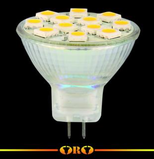 LED 12 12V 2W SMD MR11 GU4 120st. teplá biela  (LED 12 12V 2W SMD GU4 MR11 120st. teplá biela )