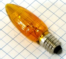 LED 14-55V  E10 žltá 13x46mm