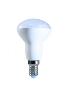 LED 60W E14 studená biela 230V reflektorová SADN žiarovka R50 hríbik 6W (LED ako 60W závit E14 studená biela 6500K 230V reflektorová SADN žiarovka hríbiku R50 spotreba 6W)