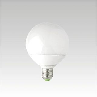 LED žiarovka E27 70W 230V NBB Globo (spotreba 12W) 3000K teplá biela Guľa 95mm (LED žiarovka E27 dekoračná 70W na 230V NBB Globo (so spotrebou 12W) 3000K teplá biela tvar banky Guľa priemer 95mm)