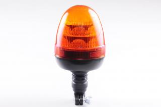 Maják LED tyčový 16xSMD 12V-24V AUTOLAMP oranžový EHK R10, R65 (Maják LED na tyč 24mm DIN 16xSMD 12V - 24V AUTOLAMP oranžový nerozbitný kryt homologizovaný EHK (ECE) R10 a R65)