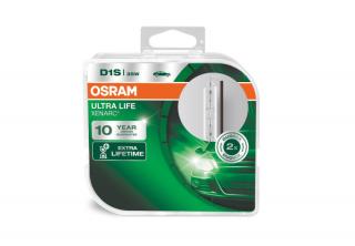 Xenónová výbojka D1S OSRAM 35W Xenarc Ultra Life PK32d-2 Set 2ks (Xenónová výbojka D1S OSRAM 35W Xenarc Ultra Life PK32d-2 4300K - balenie SET 2ks)