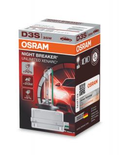 Xenónová výbojka D3S Osram Night Breaker Unlimited 35W PK32d-5 - 1ks (Xenónová výbojka D3S Osram Night Breaker Unlimited 35W PK32d-5 4350K - 1ks)