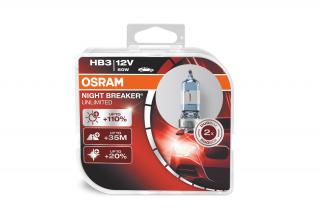 Žiarovka HB3 (9005) OSRAM Night Breaker Unlimited 12V Set 2ks (Žiarovka HB3 (9005) OSRAM Night Breaker Unlimited 12V 60W P20d)