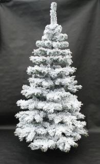 Biely vianočný stromček Eliza zasnežená 220 cm