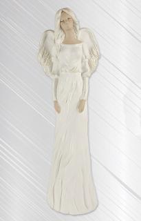 Keramická soška anjela Beata biela 38 cm