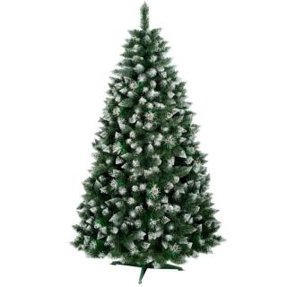 Vianočný stromček zeleno biely Verona so šiškami 150 cm