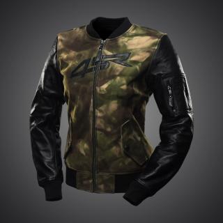 Dámska kožená bunda 4SR Bomber Camo Lady