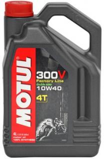 Olej MOTUL 300V Factory Line 4T 10W40 4L (Double Ester  100% Synthese)