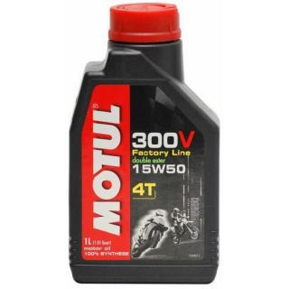 Olej MOTUL 300V Factory Line 4T 15W50 1L (Double ester   100% Synthese)