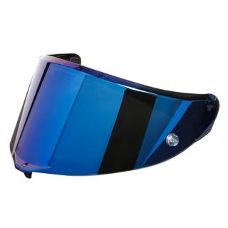 plexisklo na prilbu AGV Pista / Corsa-  Iridium Modré (Plexi RACE 3 IRIDIUM BLUE)