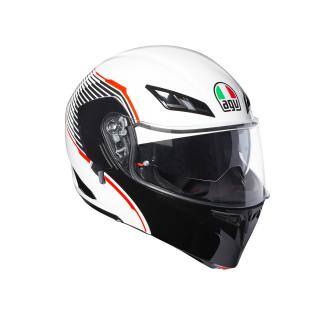 prilba AGV Compact ST VERMONT WHITE/BLACK/RED (Vyklápačka)