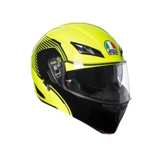 prilba AGV Compact ST VERMONT YELLOW FL./BLACK (Vyklápačka)