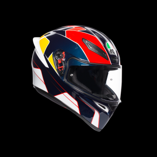 prilba AGV K1 PITLANE BLUE/RED/YELLOW