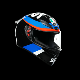 prilba AGV K1 REPLICA - VR46 SKY RACING TEAM BLACK/RED