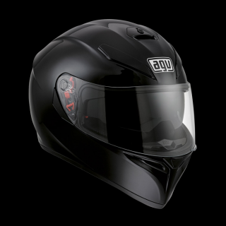 prilba AGV K3 SV Solid Gloss Black  (slnečná clona)