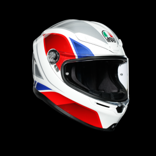 prilba AGV K6 HYPHEN White/Red/Blue