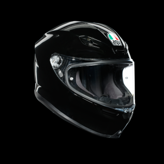 prilba AGV K6 MONO - BLACK