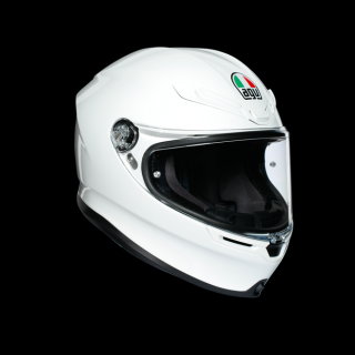 prilba AGV K6 MONO - WHITE