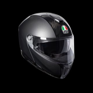 prilba AGV SPORTMODULAR - CARBON/DARK GREY