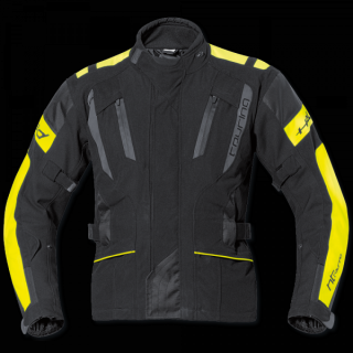 Textilná bunda HELD 4 Touring čierna/neonovo žltá
