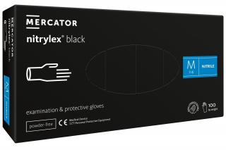 Nitrilové rukavice - nitrylex® black Veľkosť: M