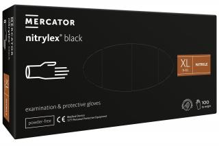 Nitrilové rukavice - nitrylex® black Veľkosť: XL