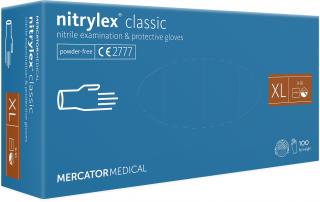Nitrilové rukavice - nitrylex® classic blue Veľkosť: XL