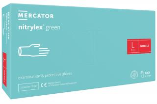 Nitrilové rukavice - nitrylex® green Veľkosť: L
