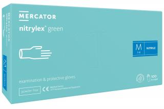 Nitrilové rukavice - nitrylex® green Veľkosť: M