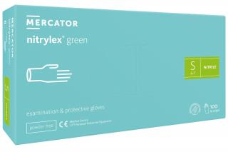 Nitrilové rukavice - nitrylex® green Veľkosť: S