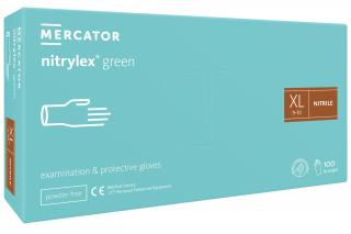 Nitrilové rukavice - nitrylex® green Veľkosť: XL