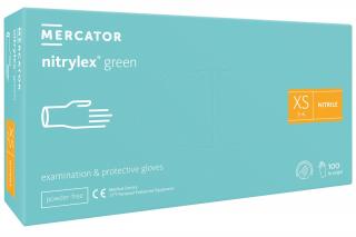 Nitrilové rukavice - nitrylex® green Veľkosť: XS
