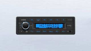 Radio/USB/MP3/WMA/ Bluetooth 24V Modré