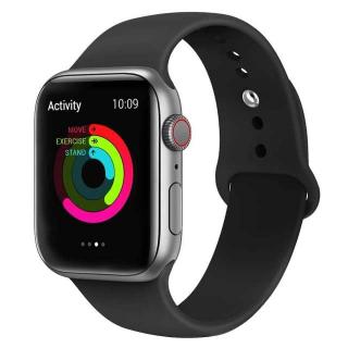 Silikónový remienok na Apple watch čierny (42/44mm)