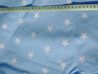 KHC Obliečky do postieľky Hviezdy modrá 120x90+40x60