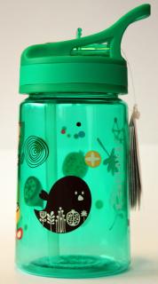 Fľaša na pitie Isotitan 0,35L zelená Happy Jungle (Kvalitná fľaša bez obsahu BPA z odolného materiálu)
