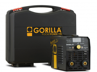 GORILLA POCKETPOWER 190 VRD  ZVARACKA NA OBALENU ELEKTROD S KUFRIKOMU MMA