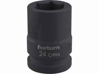 Kľúč nástrčný rázový, 24mm, 3/4”, FORTUM