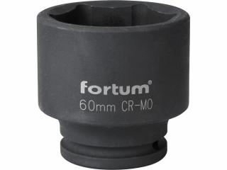 Kľúč nástrčný rázový, 60mm, 3/4”, FORTUM