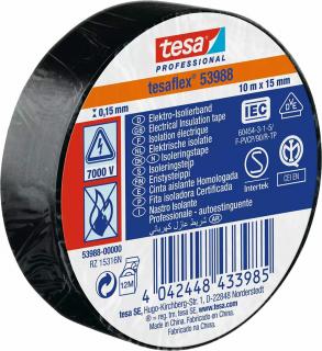 Páska 53988 elektroizolačná čierna 15mm x 10m, Tesa