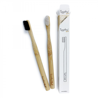 Bambusová zubná Toothy®️ Bílá