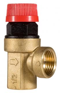 Pojistný ventil pro topení 1/2“ F-F; 2,5 bar