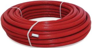 Potrubí SESTA PEX-AL-PEX 20x2 s izolací 6mm, role 50m, červená