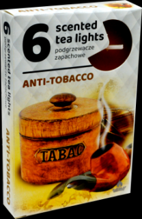 Admit Vonné čajové sviečky - Anti-Tabak 6ks