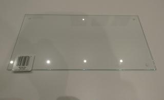 Náhrobná sklenená podložka pod kahance 41x19,5cm