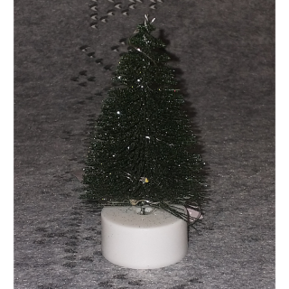 Vianočná dekorácia stromček zelený 10x5cm