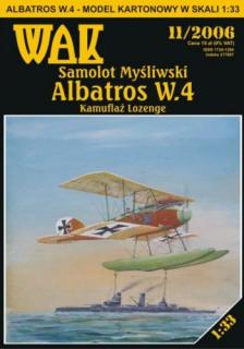 Papierový model - Albatros W.4